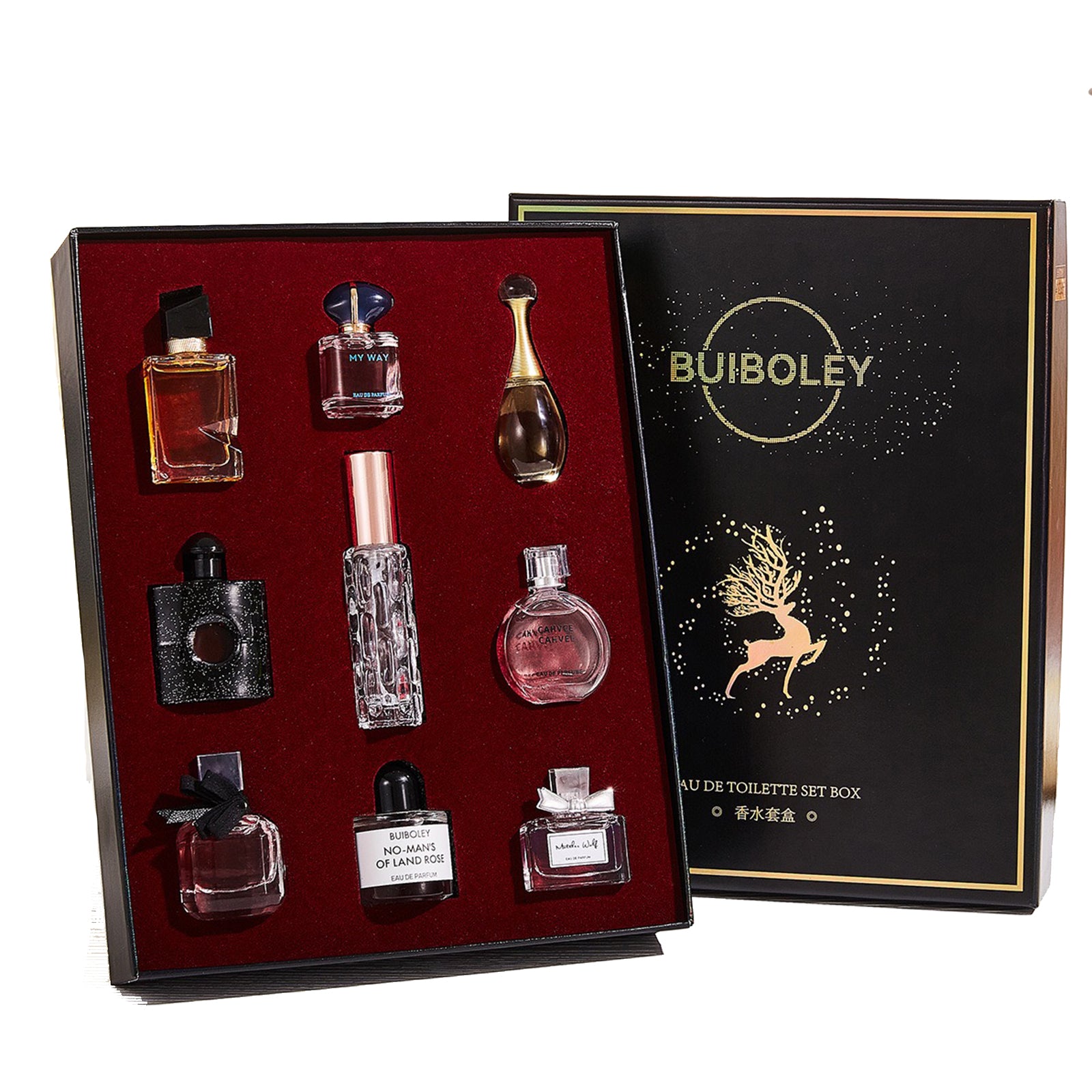 Lingling Mini Perfume Set: 8 Bottles with Gift Box