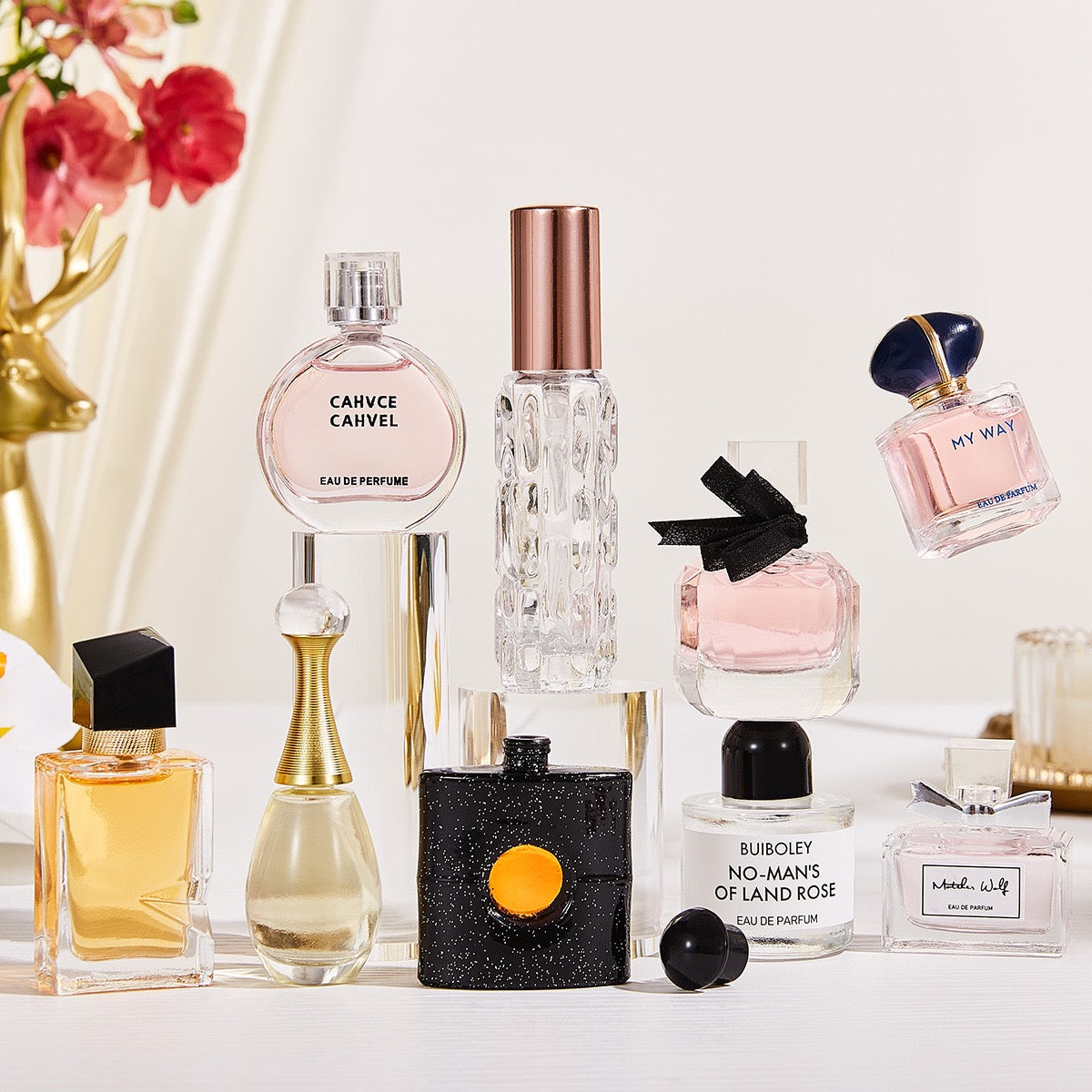 Lingling Mini Perfume Set: 8 Bottles with Gift Box